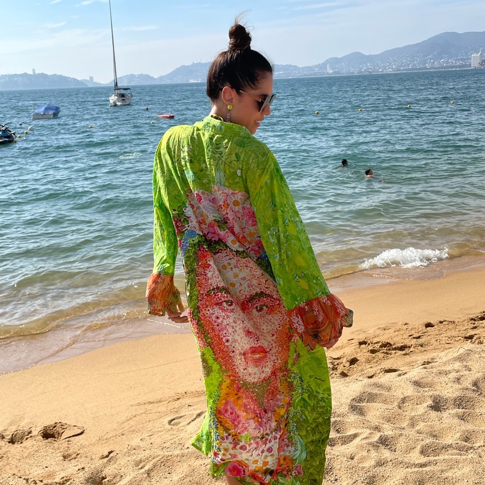 Beautiful Frida Kahlo Kimono with embroidery